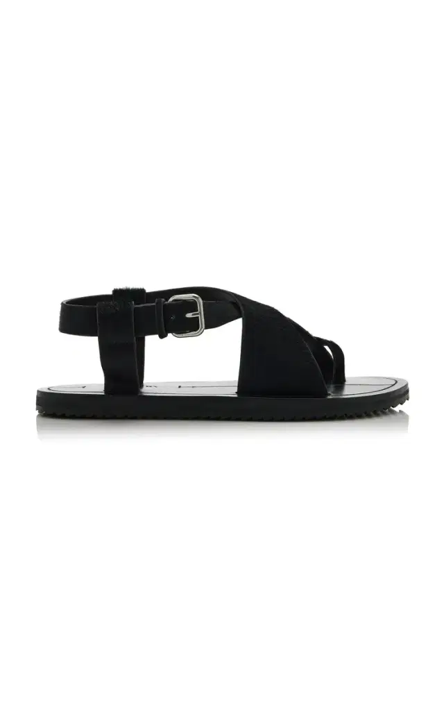 A.Emery Ora Ponyhair Sandals