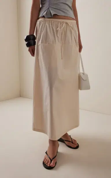 Deiji Studios Loop Pocket Cotton Maxi Skirt | Thumbnail 3 Deiji Studios Loop Pocket Cotton Maxi Skirt | Thumbnail 3