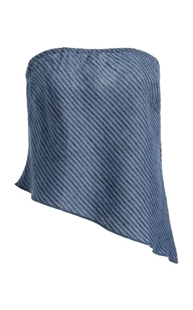 Deiji Studios Line Striped Linen Top | Thumbnail 7