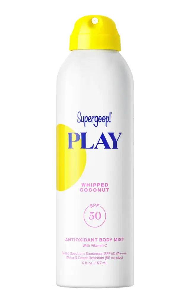 SUPERGOOP! Play Antioxidant Body Mist SPF 50 Whipped Coconut