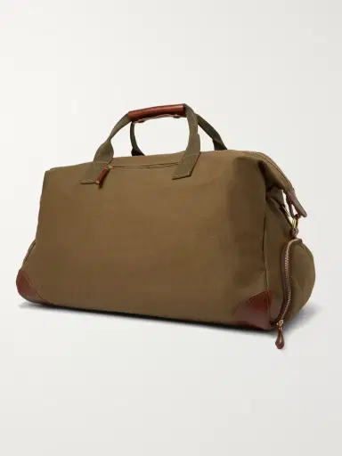 Bennett Winch Weekender Leather-Trimmed Cotton-Canvas Holdall - Men | Thumbnail 3 Bennett Winch Weekender Leather-Trimmed Cotton-Canvas Holdall - Men | Thumbnail 3