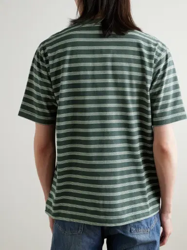 Beams Plus Striped Cotton-Jersey T-Shirt - Men | Thumbnail 3 Beams Plus Striped Cotton-Jersey T-Shirt - Men | Thumbnail 3