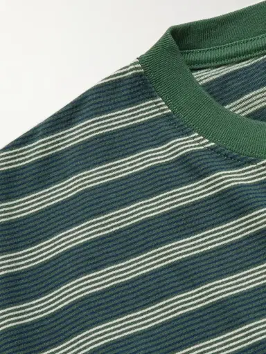 Beams Plus Striped Cotton-Jersey T-Shirt - Men | Thumbnail 4 Beams Plus Striped Cotton-Jersey T-Shirt - Men | Thumbnail 4