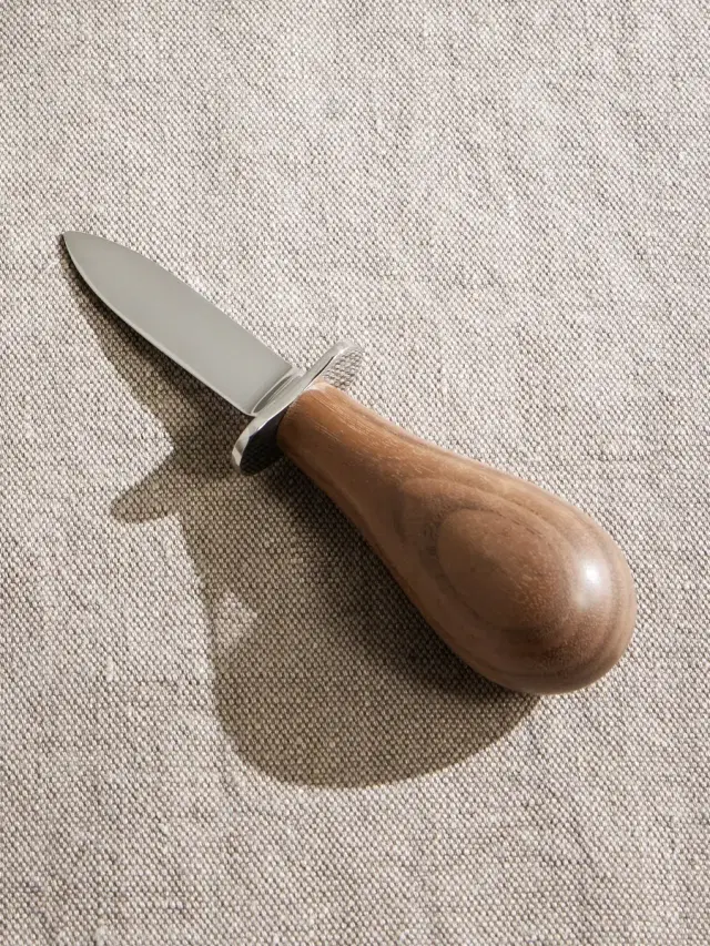 Lorenzi Milano Stainless Steel and Walnut Oyster Opener Set - Men
