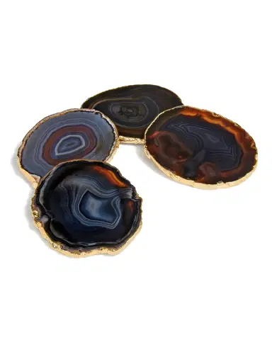 Anna New York Midnight Agate Lumino Coasters, 4-Piece Set | Thumbnail 1
