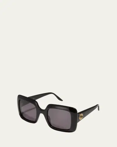 Gucci Interlocking G Oversized Square Acetate Sunglasses | Thumbnail 2 Gucci Interlocking G Oversized Square Acetate Sunglasses | Thumbnail 2