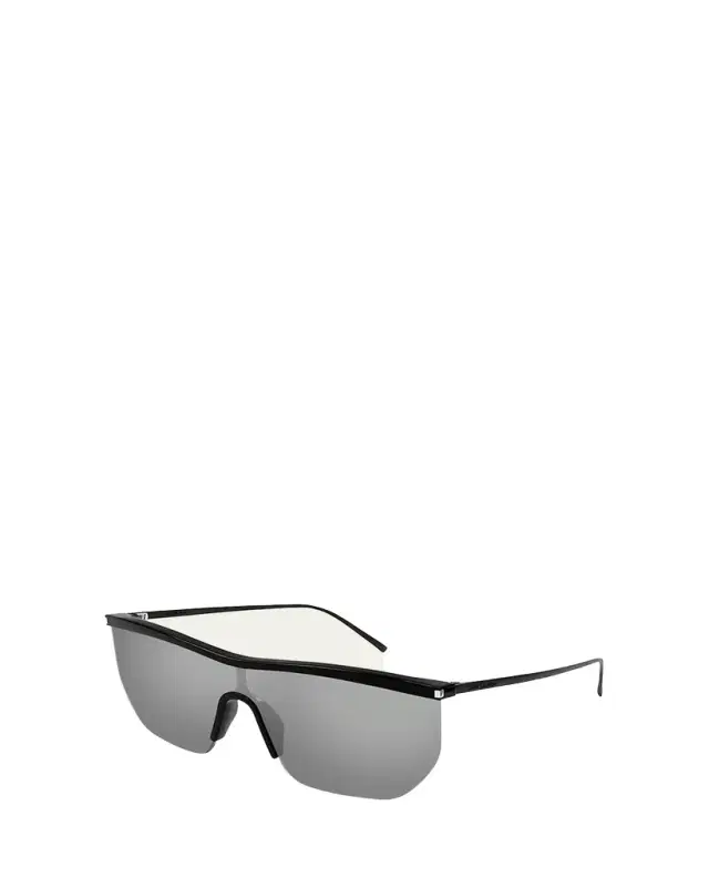 Saint Laurent Semi-Rimless Square Injection Plastic Sunglasses