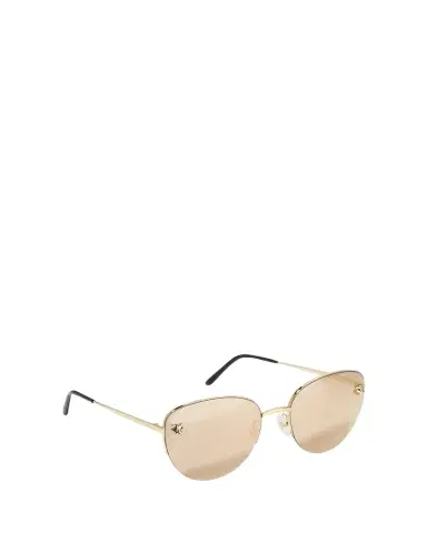 Cartier Panthere Semi-Rimless Metal Cat-Eye Sunglasses | Thumbnail 1 Cartier Panthere Semi-Rimless Metal Cat-Eye Sunglasses | Thumbnail 1