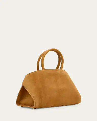 Ferragamo Hug Medium Suede Handbag | Thumbnail 3 Ferragamo Hug Medium Suede Handbag | Thumbnail 3