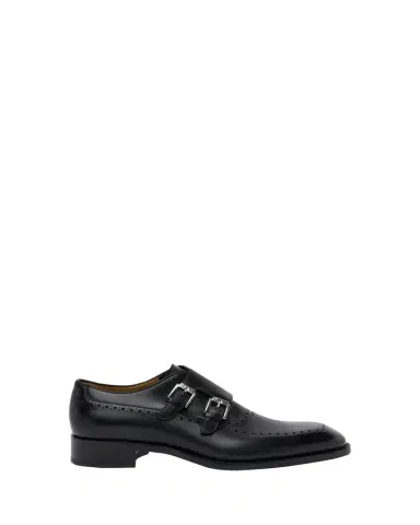 Christian Louboutin Men's Sartok Leather Double-Monk Strap Loafers | Thumbnail 1