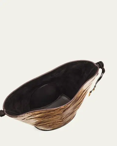 Alaïa Hip Tiger-Print Calfhair Small Bucket Bag | Thumbnail 4 Alaïa Hip Tiger-Print Calfhair Small Bucket Bag | Thumbnail 4