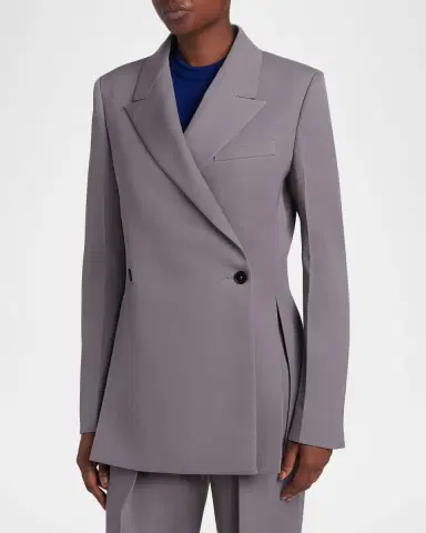 Jil Sander Side Slits Double-Breasted Blazer Jacket | Thumbnail 8 Jil Sander Side Slits Double-Breasted Blazer Jacket | Thumbnail 8