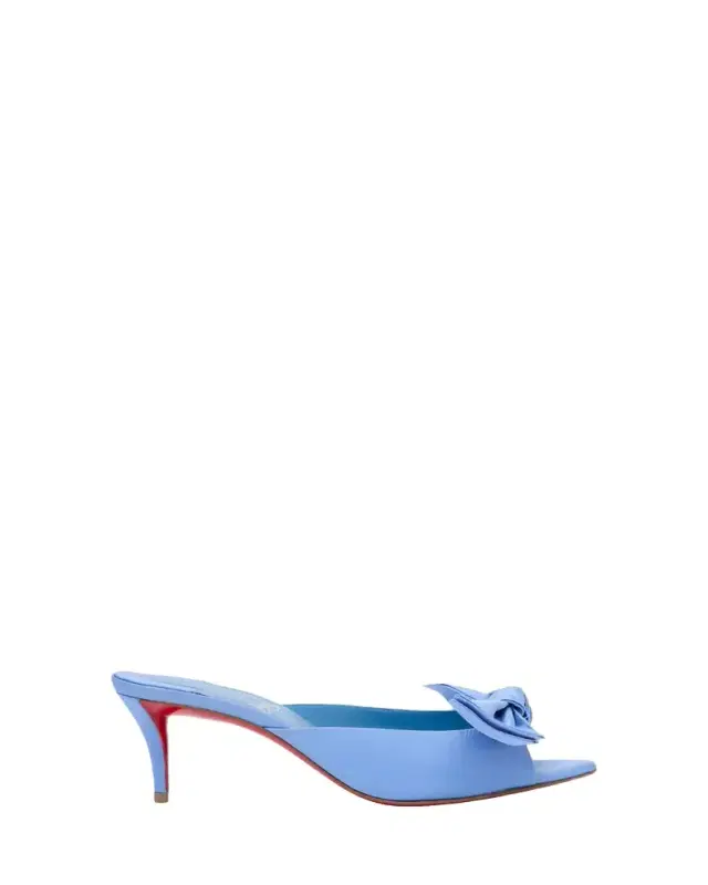 60mm Mulazee Taffeta Mule Pumps