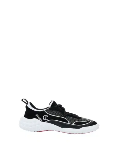 Christian Louboutin Mara Mixed Leather Runner Sneakers | Thumbnail 1 Christian Louboutin Mara Mixed Leather Runner Sneakers | Thumbnail 1