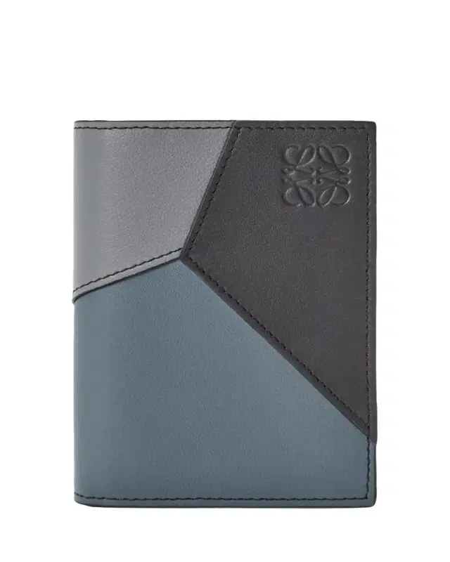 Men's Puzzle Calfskin Bifold Wallet