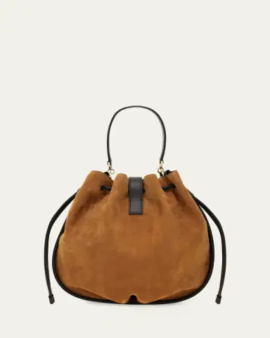 Ferragamo Hug Suede & Leather Bucket Bag | Thumbnail 3