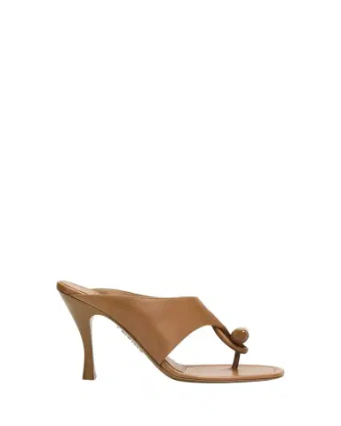 Loewe 90mm Toggle Leather Thong Sandals | Thumbnail 1