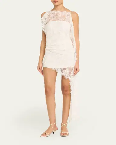Christopher Esber Floating Lace Midi Dress | Thumbnail 4 Christopher Esber Floating Lace Midi Dress | Thumbnail 4