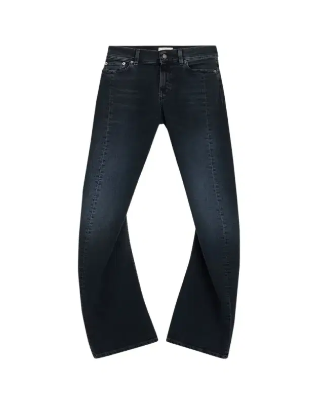 Gery Low-Rise Slim Flare Jeans