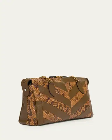 Valentino Garavani Panthea Medium Patchwork Chevron Shoulder Bag | Thumbnail 3