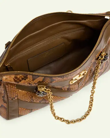 Valentino Garavani Panthea Medium Patchwork Chevron Shoulder Bag | Thumbnail 4