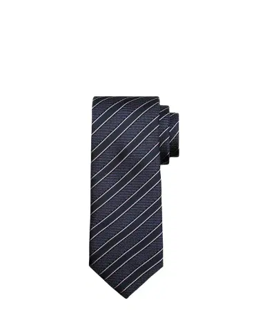 Brioni Men's Diagonal Stripe Jacquard Silk Tie | Thumbnail 1