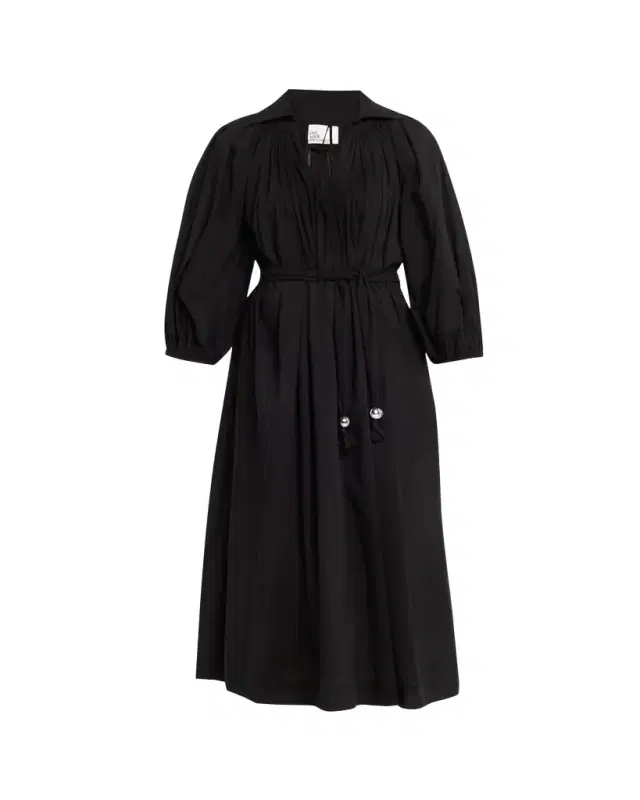 Poet Belted Maxi Dress