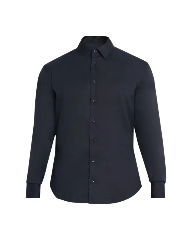 Men's Solid Stretch Poplin Sport Shirt