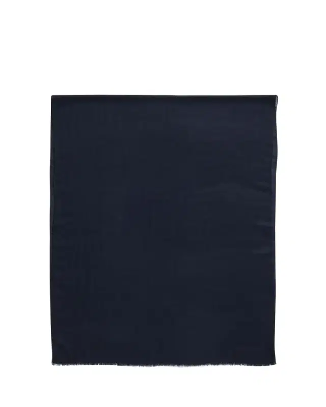 Giorgio Armani Men's Cashmere Embroidered Logo Scarf