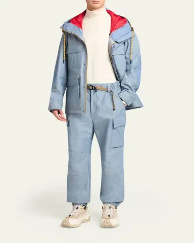 Moncler Grenoble Men's Heavyweight Cotton Cargo Pants | Thumbnail 2