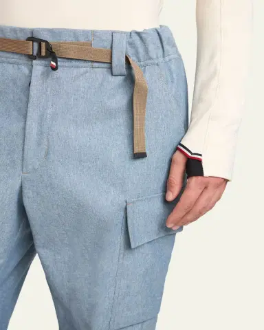 Moncler Grenoble Men's Heavyweight Cotton Cargo Pants | Thumbnail 5