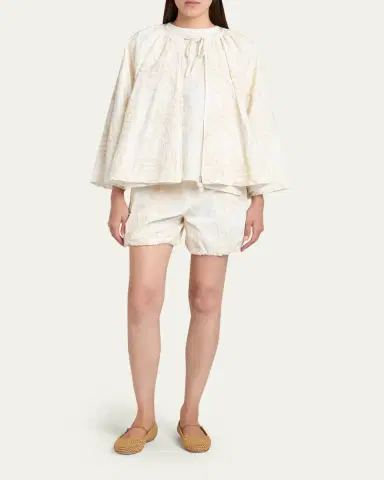 Moncler Embroidered Drawstring Shorts | Thumbnail 2