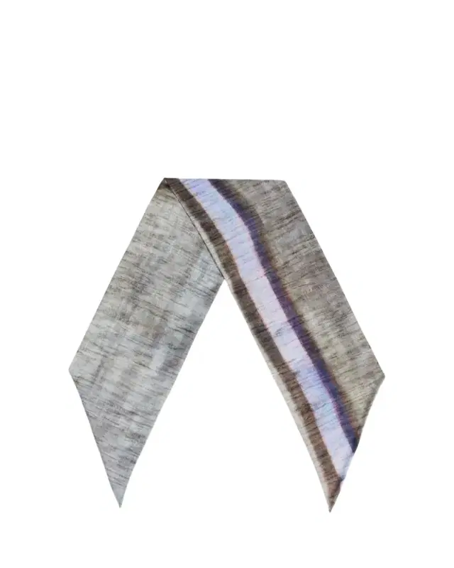 Giorgio Armani Men's Cotton Stripe Neck Scarf