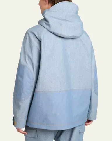 Moncler Grenoble Men's Hooded Cargo Pocket Jacket with Clip | Thumbnail 3