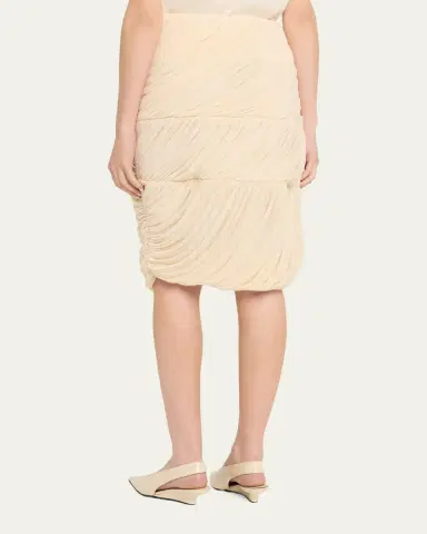 Ronny Kobo Alory Draped Jersey Skirt | Thumbnail 3