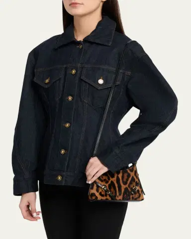 Givenchy Voyou Nano Leopard-Print Ponyhair Top-Handle Bag | Thumbnail 2 Givenchy Voyou Nano Leopard-Print Ponyhair Top-Handle Bag | Thumbnail 2
