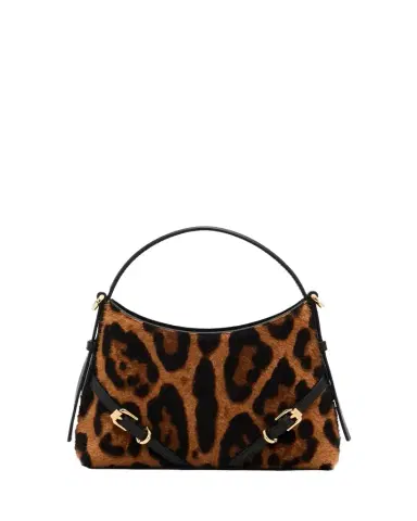 Givenchy Voyou Nano Leopard-Print Ponyhair Top-Handle Bag | Thumbnail 1 Givenchy Voyou Nano Leopard-Print Ponyhair Top-Handle Bag | Thumbnail 1