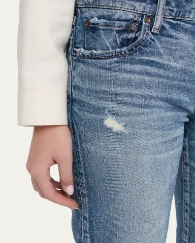 Moussy Vintage Linden Slim-Straight Jeans | Thumbnail 5 Moussy Vintage Linden Slim-Straight Jeans | Thumbnail 5