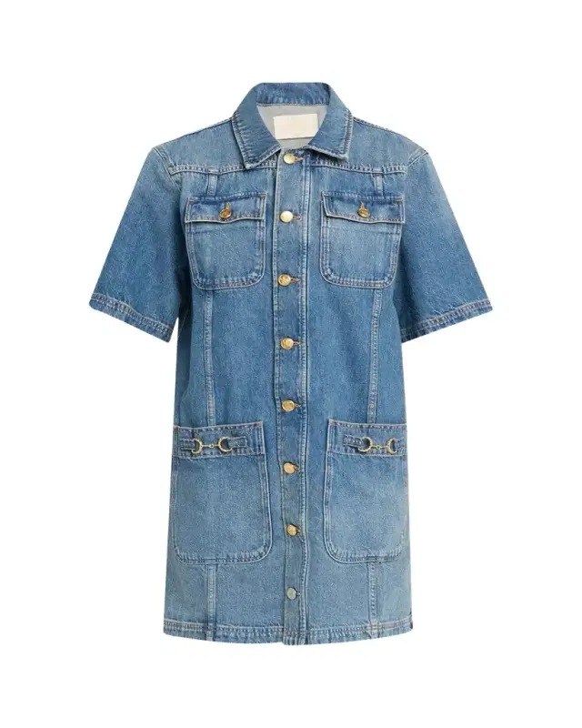 Painters Denim Mini Shirtdress