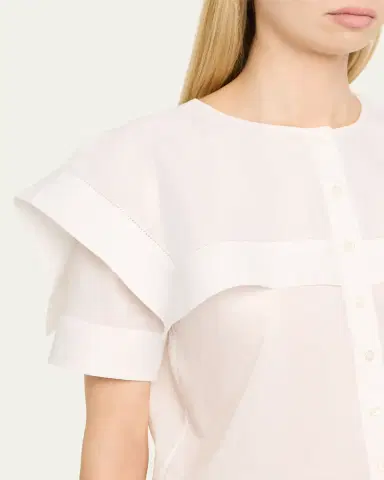 Frame The Sleek Cape Shirt | Thumbnail 5 Frame The Sleek Cape Shirt | Thumbnail 5