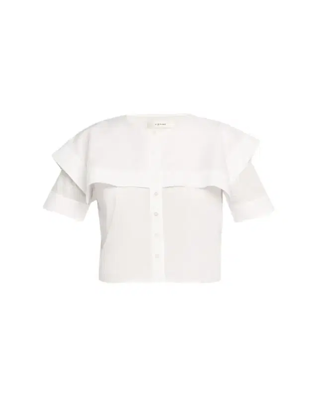 FRAME The Sleek Cape Shirt