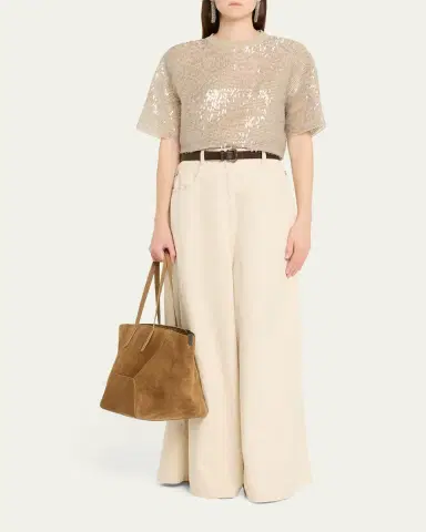Brunello Cucinelli BC Duo Suede Medium Bag | Thumbnail 5
