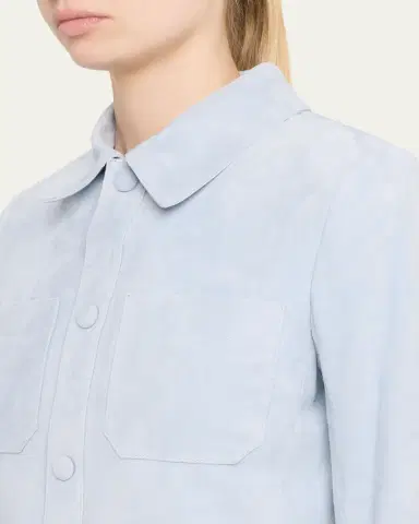 FRAME The Small Suede Jacket | Thumbnail 5