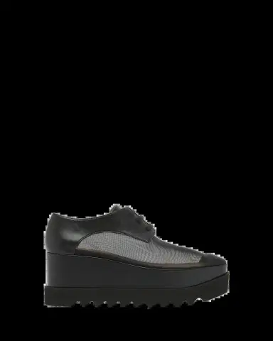 Stella McCartney Sneak-Elyse Mesh Toothed-Sole Platform Sneakers | Thumbnail 2