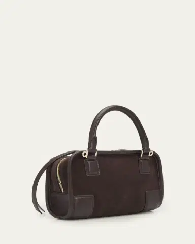 Loewe Amazona 180 Mini Suede Top-Handle Bag | Thumbnail 3 Loewe Amazona 180 Mini Suede Top-Handle Bag | Thumbnail 3