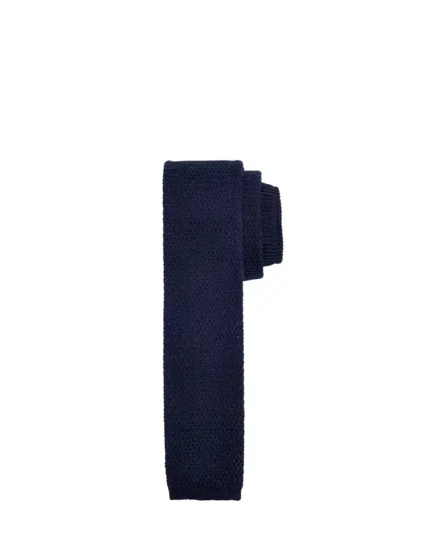 ZEGNA Men's Linen Knitted Tie