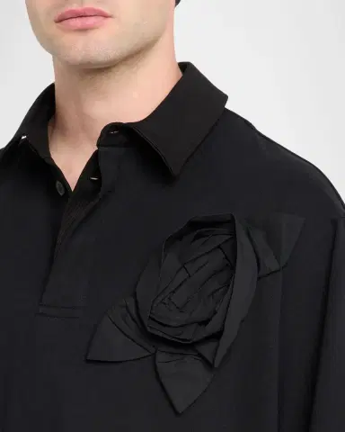 Simone Rocha en's Pressed Rosette Rugby Jersey | Thumbnail 9