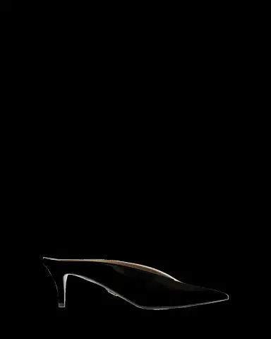 Stella McCartney 60mm Brushed Pointed-Toe Mules | Thumbnail 2