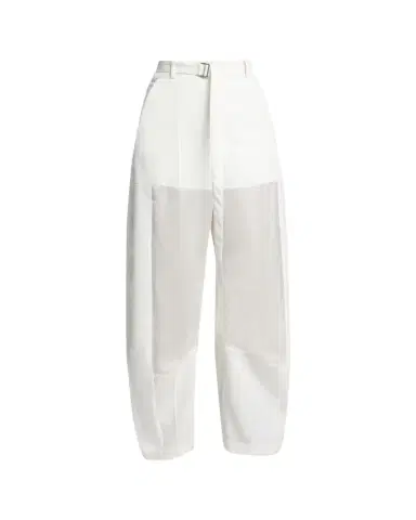 Sacai Patchwork Wool Wide-Leg Pants With Belt | Thumbnail 1 Sacai Patchwork Wool Wide-Leg Pants With Belt | Thumbnail 1