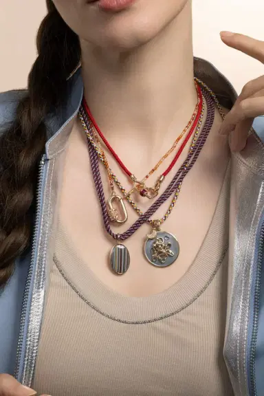 Marla Aaron Clown Knot The String Project Necklace - Yellow Gold | Thumbnail 4 Marla Aaron Clown Knot The String Project Necklace - Yellow Gold | Thumbnail 4
